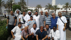  بالصور: حجاج مدينتي يافا والرملة يصلون بسلام إلى المدينة المنورة 